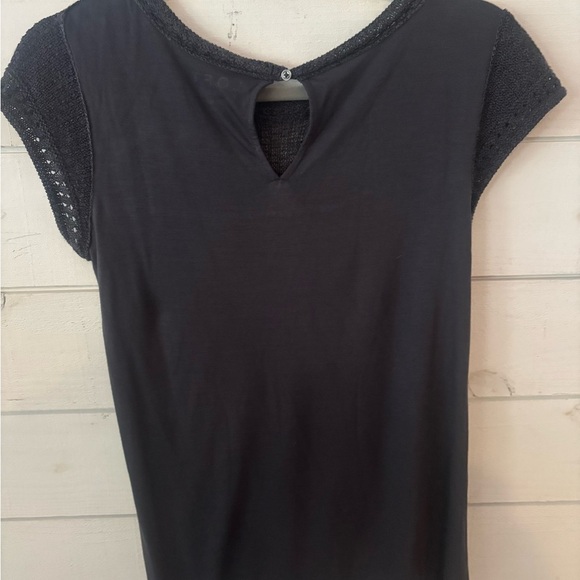 LOFT Ann Taylor Dark Gray Knit Top in XS - Picture 6 of 10